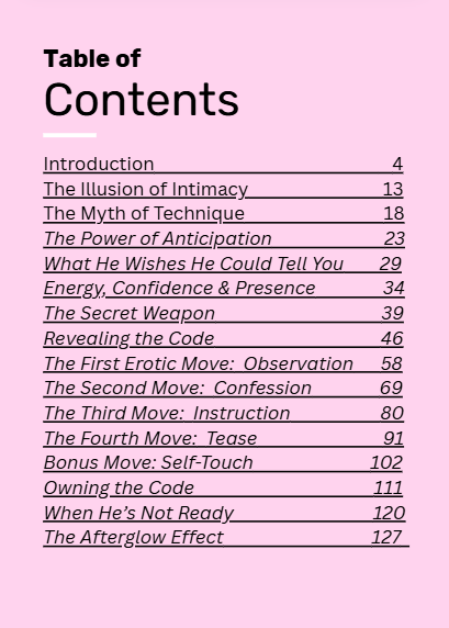 The Bedroom Code:  How to Blow His Mind and Keep Him Begging for More